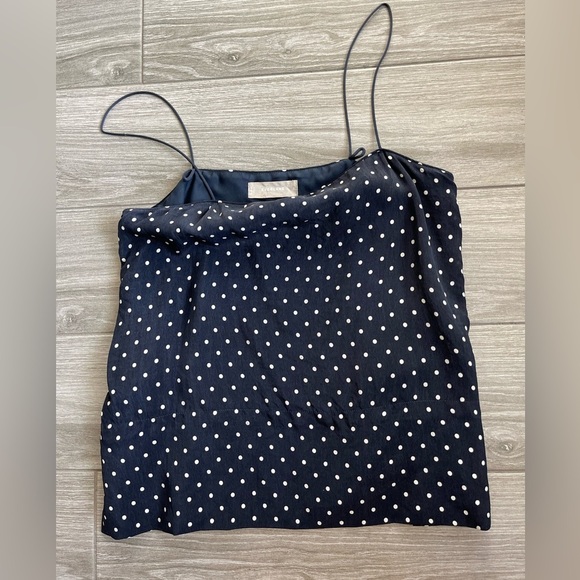 EVERLANE Women’s Polka Dot Camisole, Minimalist Thin Strap, Size 2••Contemporary - Picture 8 of 14